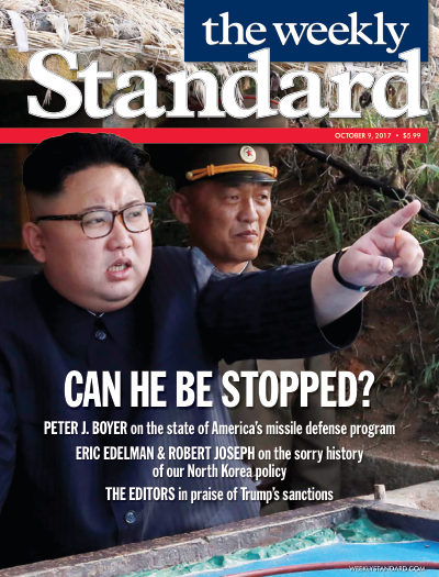 Cover of The Weekly Standard, October 9, 2017