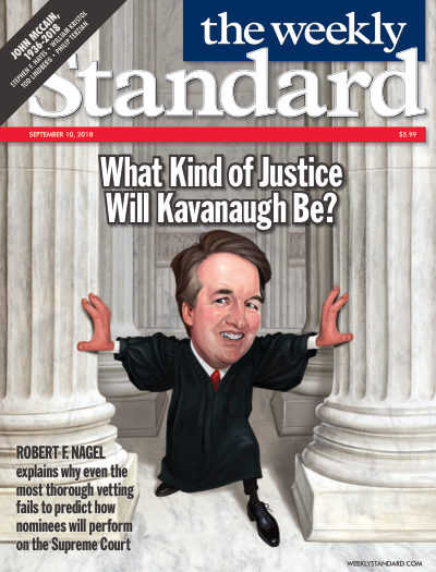 Cover of The Weekly Standard, September 10, 2018