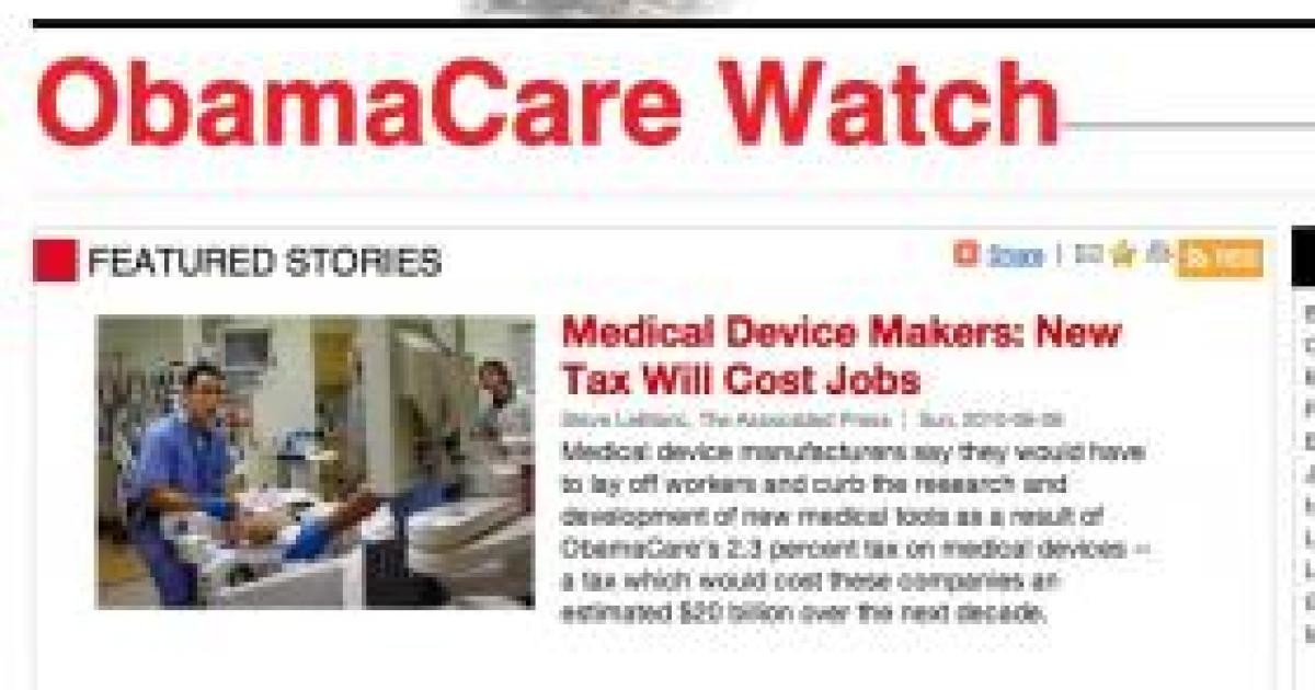 Friends, Americans, Conservatives ... Announcing ObamaCareWatch.org