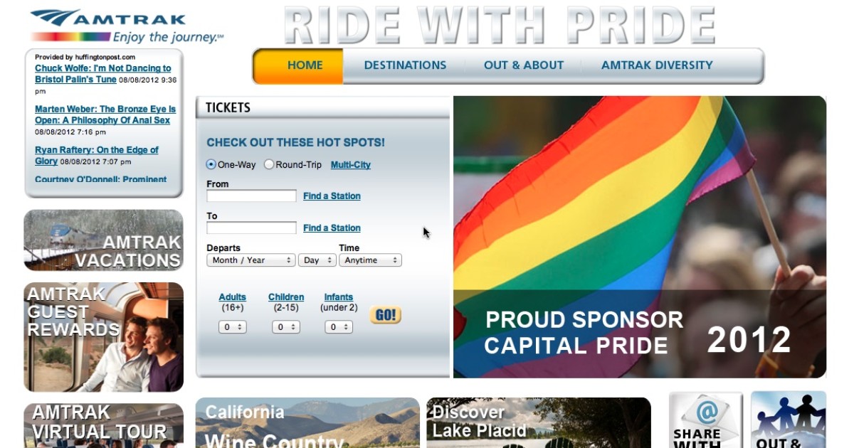 Amtrak's Pride
