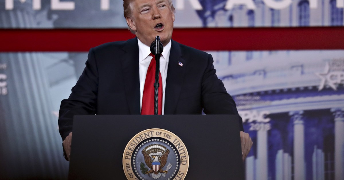 Trump Wraps Up CPAC Speech by Announcing North Korea Sanctions