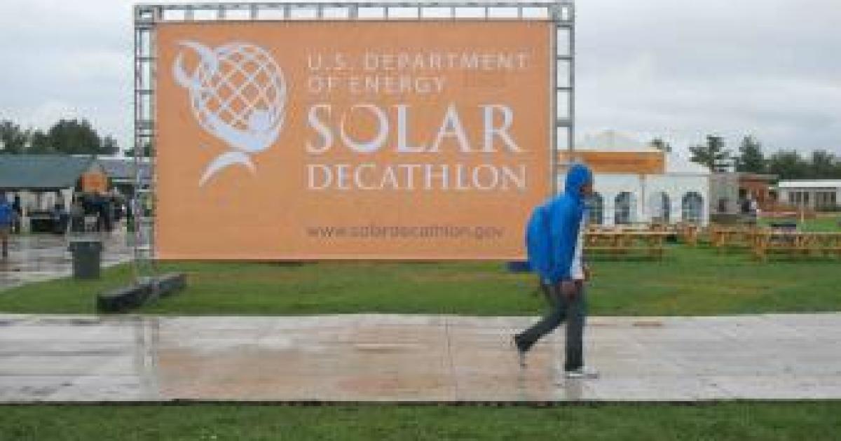 Solar Decathlon's Rainy Start