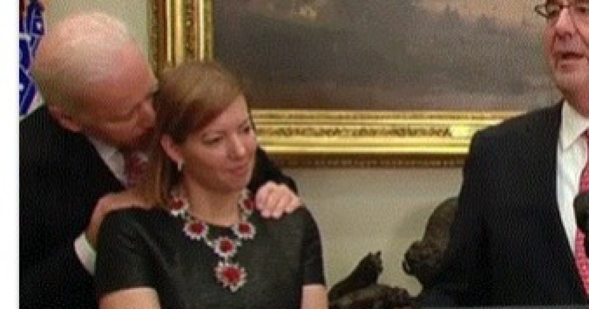 Biden Gets Handsy, Again