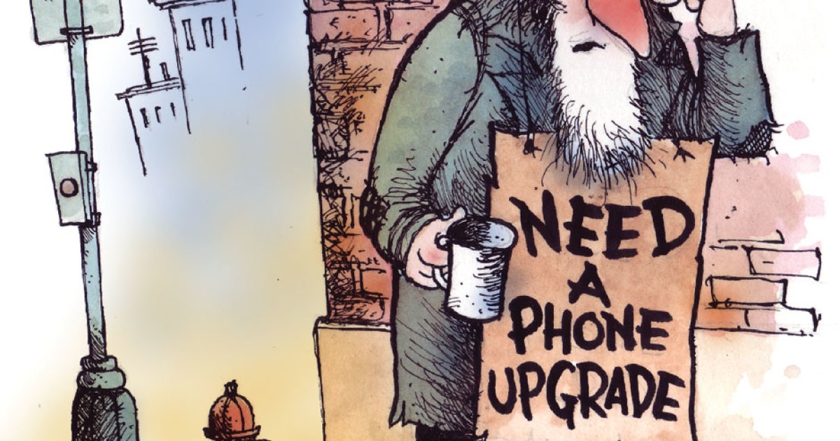 Toting a Dumb Phone