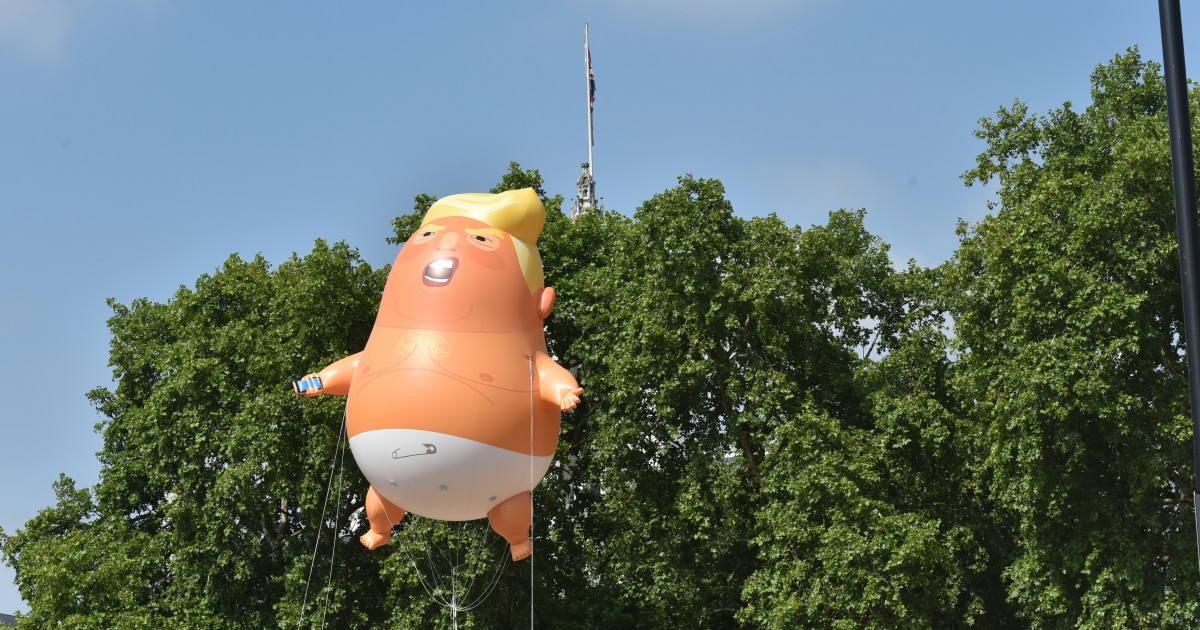 Trump Sails Along Blithely in Britain