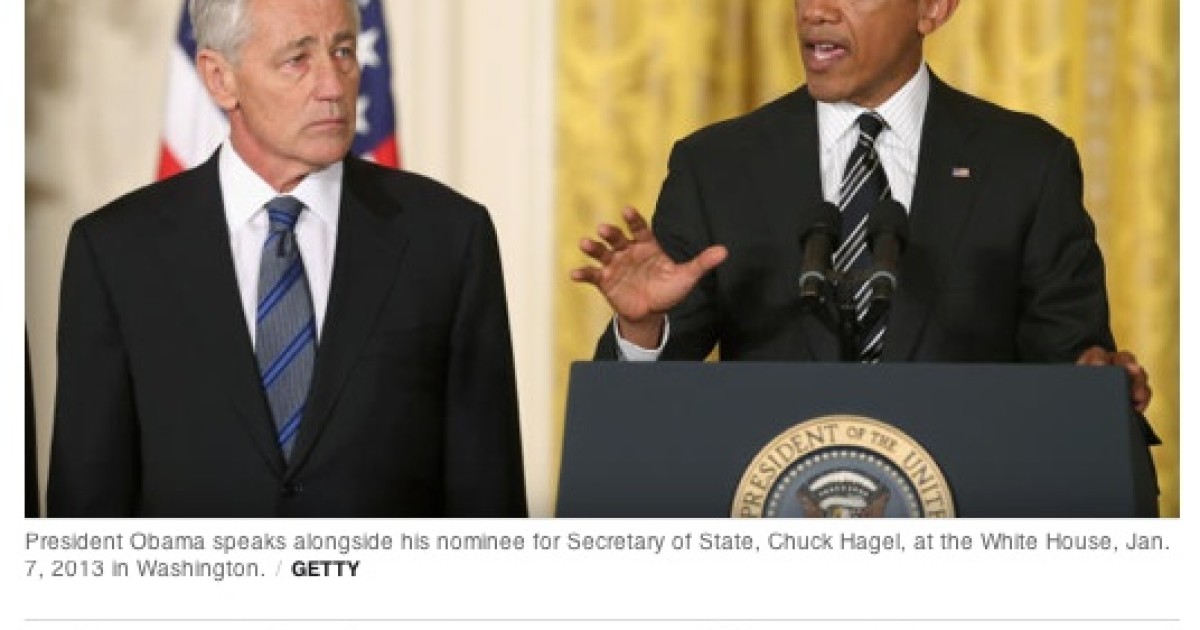 CBS: 'Hagel Nomination Cheers Iran, Worries Israel'