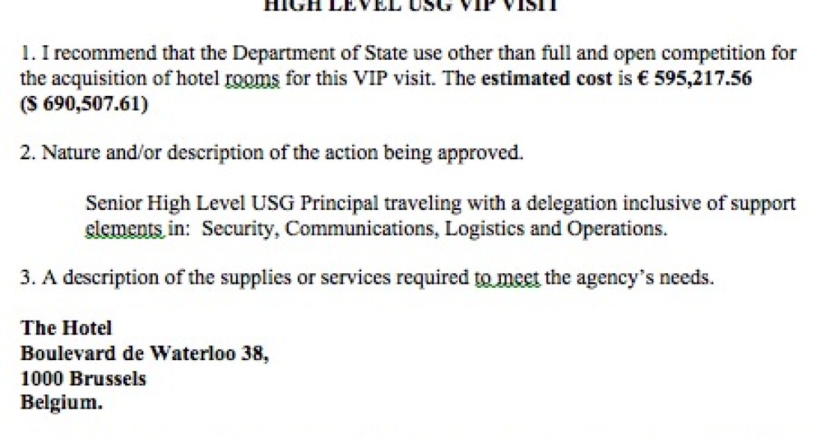 Biden in Belgium: $690K for Hotel, $372K for Vehicles