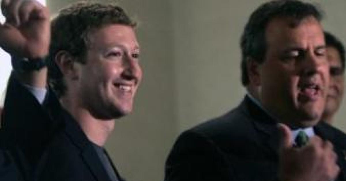 Zuckerberg Likes Christie Facebook Post