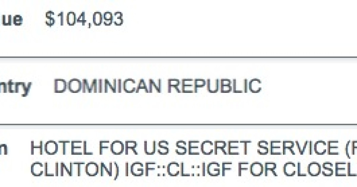 Clintons' Caribbean Vacation Cost Taxpayers At Least $211K