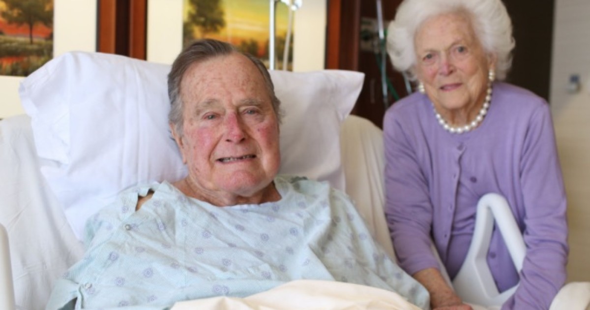 George H.W. Bush Released from Hospital