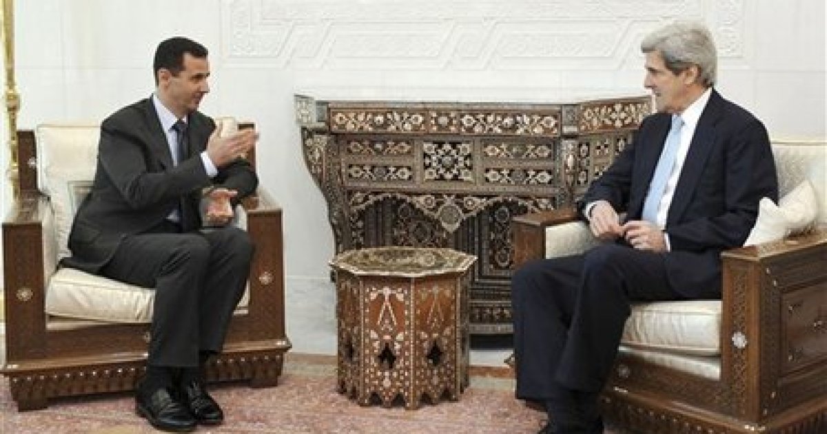Kerry a Frequent Visitor with Syrian Dictator Bashar Al-Assad