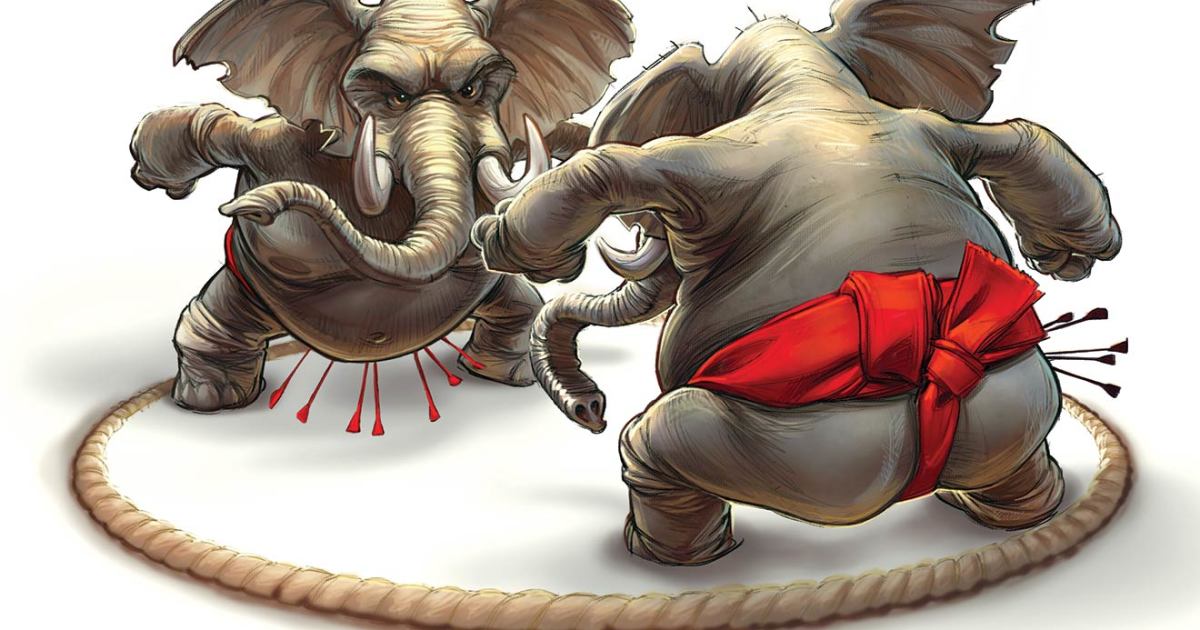 A Party Divided Against Itself . . .