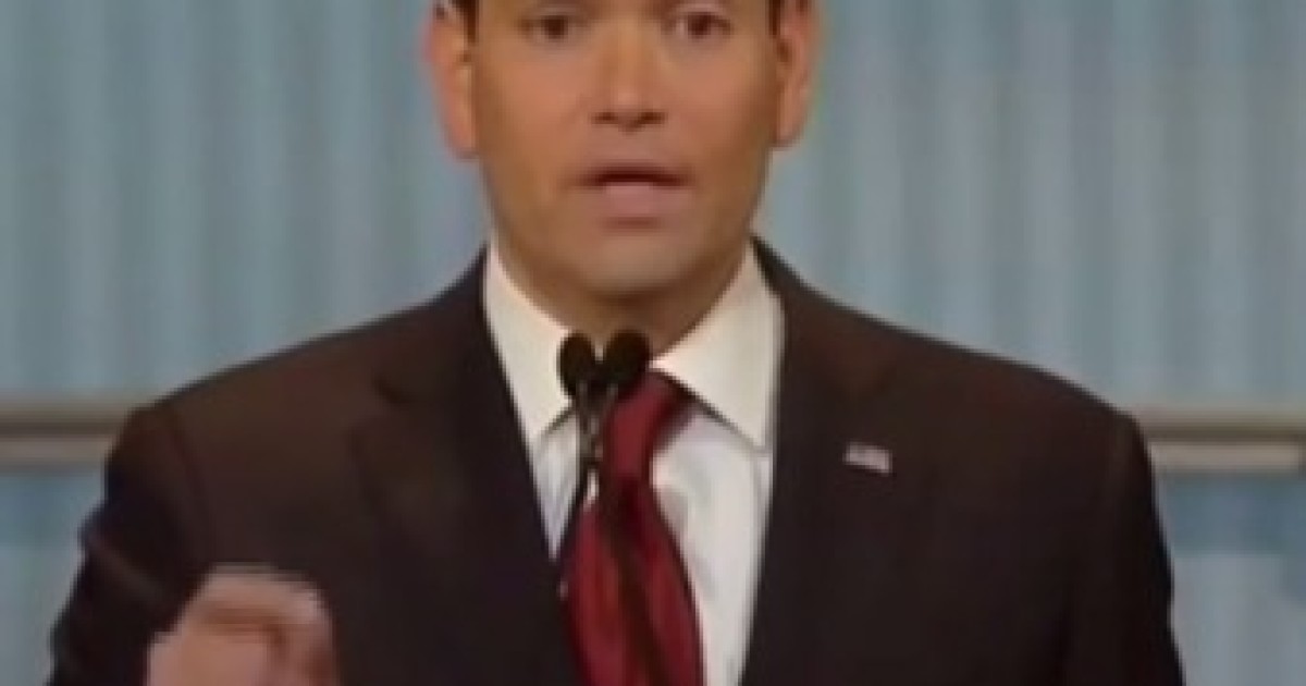 Rubio: 'We Need More Welders and Less Philosophers'