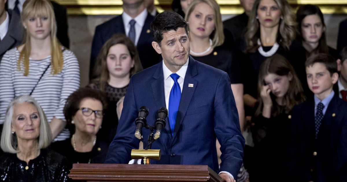 Paul Ryan Speaks Out Against Trump's Tariffs