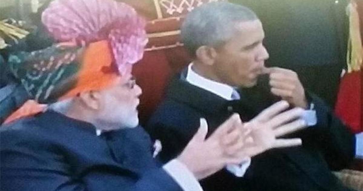 Obama Knocked for Chewing Gum in India: 'Ungainly Sight'