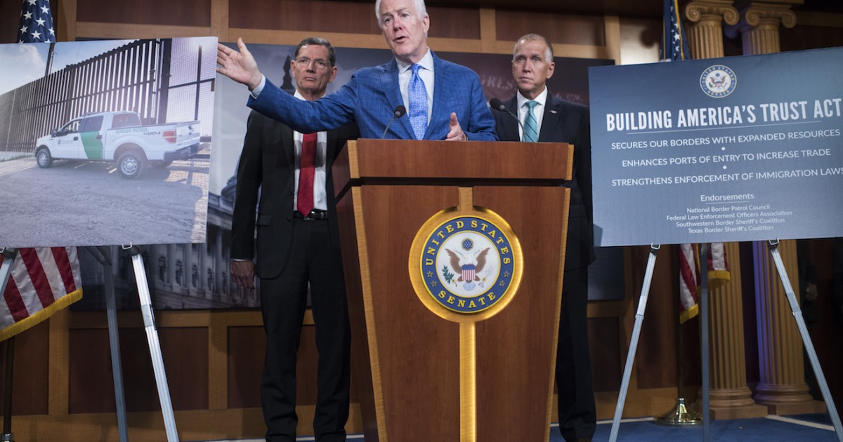 Cornyn Bill Would Beef Up Border Security But Leaves Out Trump's Wall