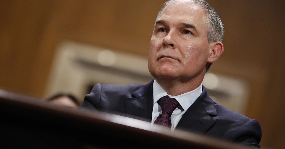 Editorial: Scott Pruitt and His Enemies