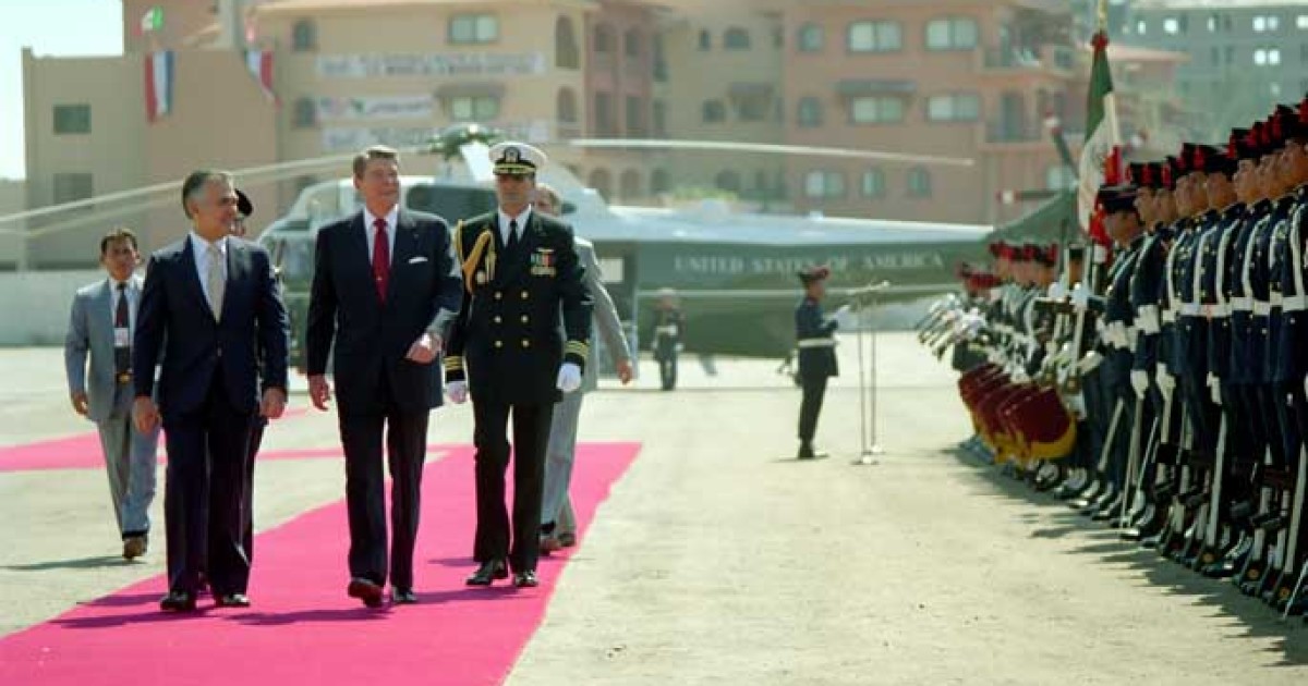 Before Trump, Reagan Went to Mexico