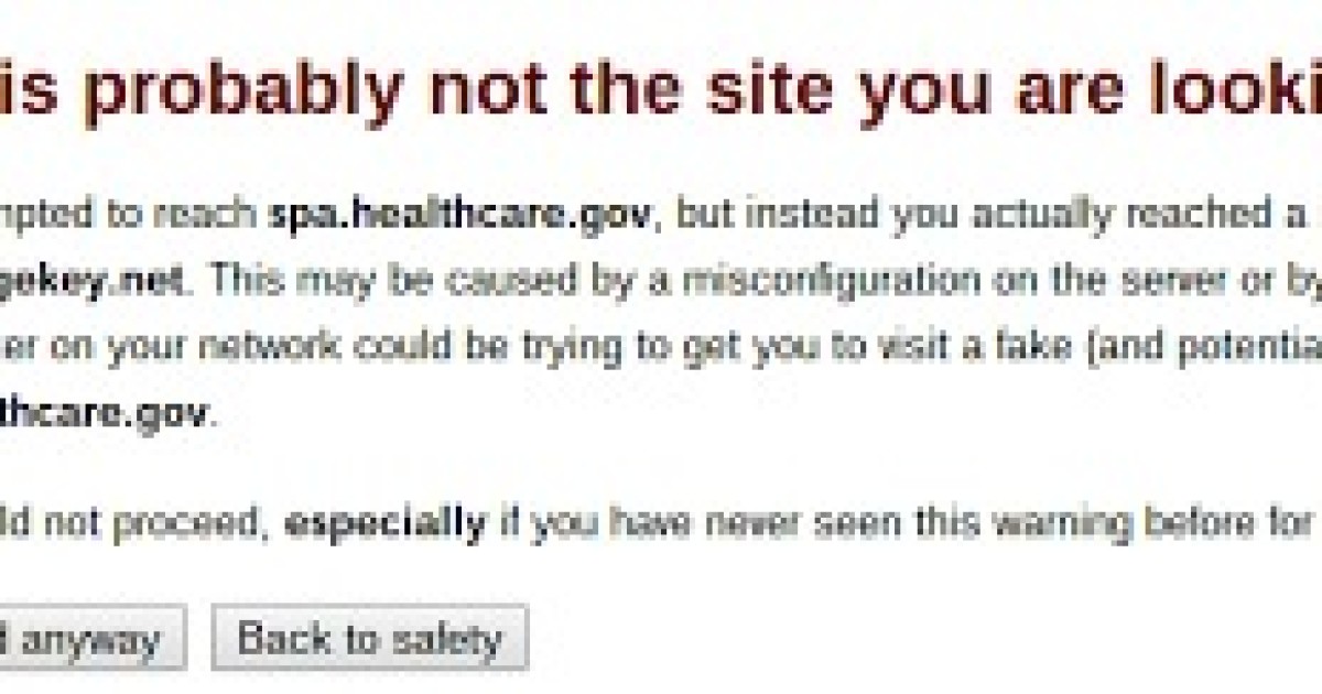 Test Version of Healthcare.gov Site Accessible By the Public