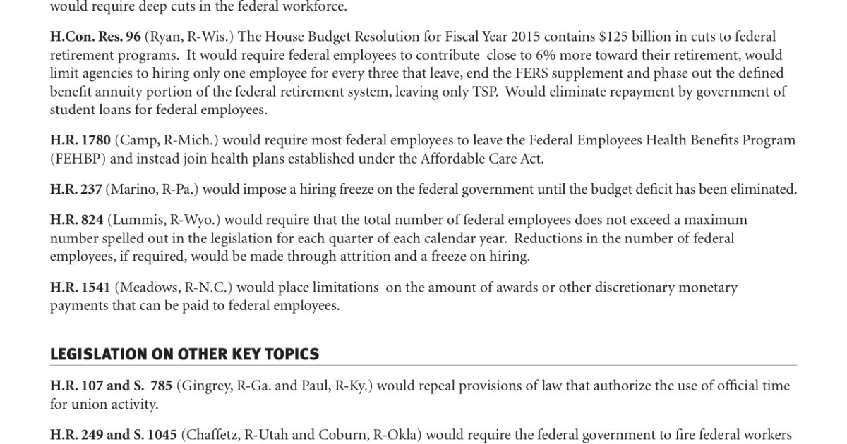 Federal Employees Union Says Obamacare Could 'Hurt' Members