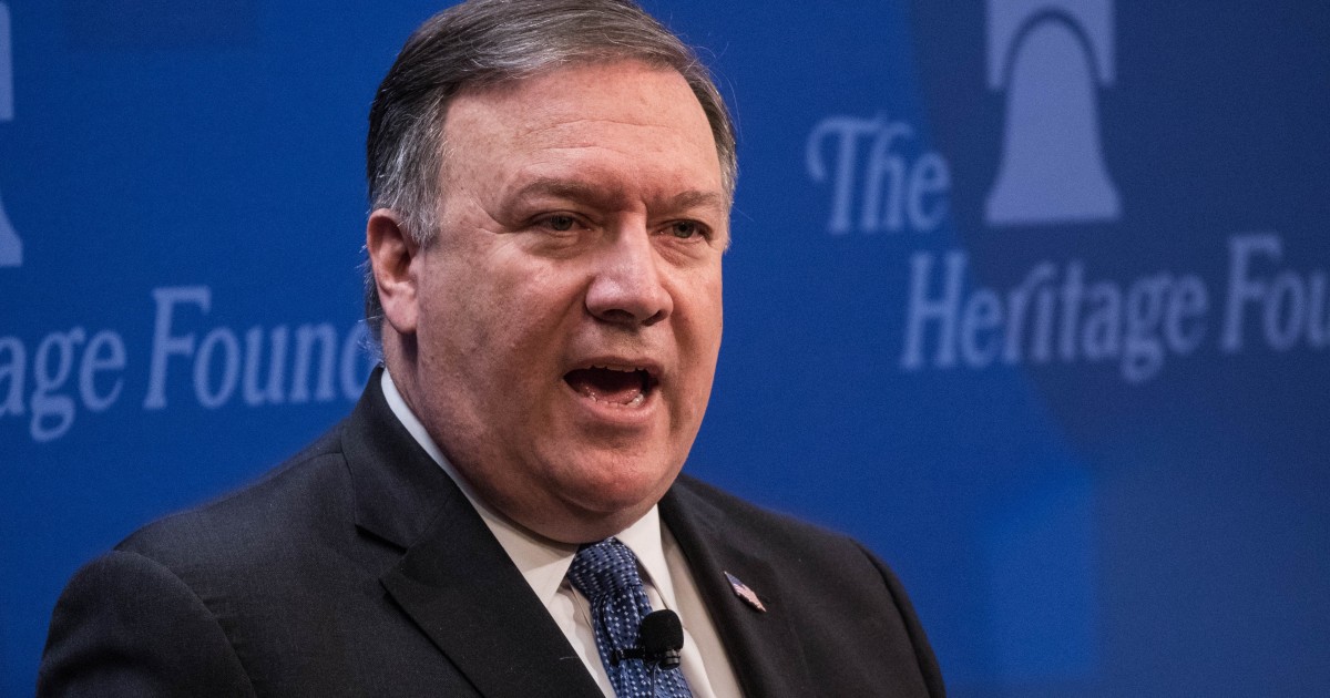 Pompeo Warns Iran of ‘Strongest Sanctions in History’