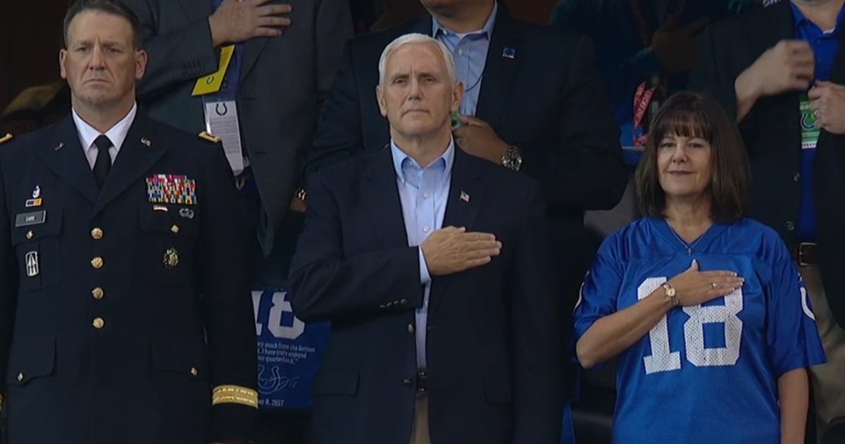 Pence Leaves NFL Game in Response to Players Kneeling During Anthem