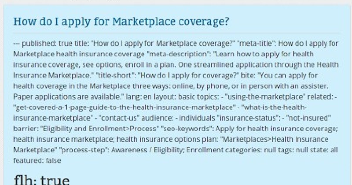 Paper Application Missing From Healthcare.gov