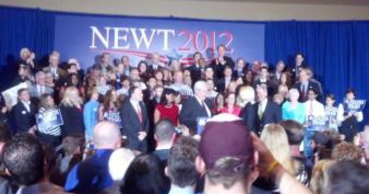 Newt in Florida: '46 States to Go'