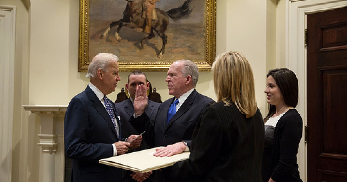 No Bible for Brennan Swearing In