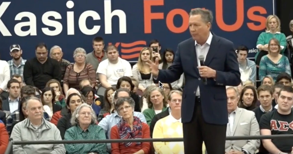 Kasich: Women 'Left Their Kitchens' To Volunteer For Me