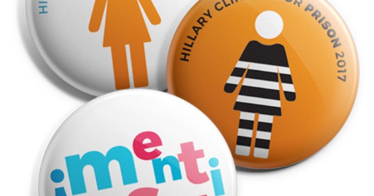 Trump Campaign Selling 'Hillary For Prison' Buttons