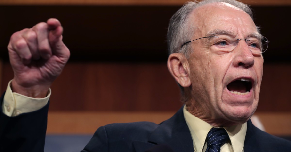 Grassley Calls for Ford's Lawyer to Turn Over Therapy Notes