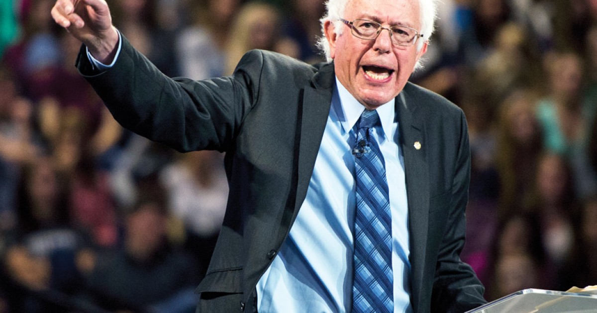 Bernie Sanders at Liberty