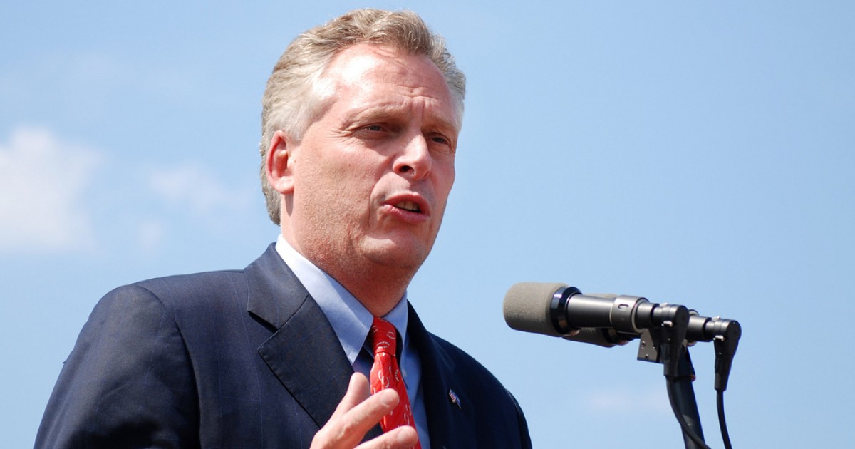 McAuliffe Accused of Violating Virginia Constitution