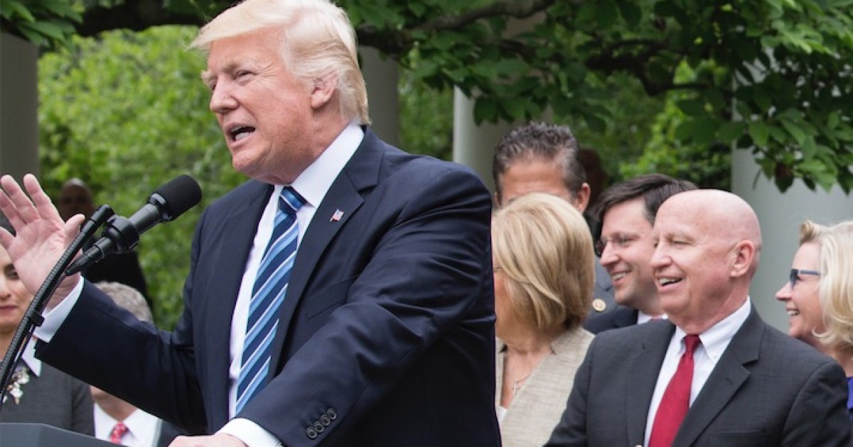 Trump and the House GOP Celebrate a Health Care Win