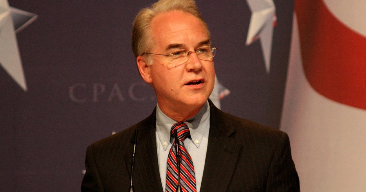 Trump's Pick of Price Puts Obamacare in the Crosshairs