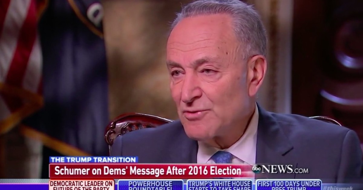 Fred Barnes on Chuck Schumer's Tough Task