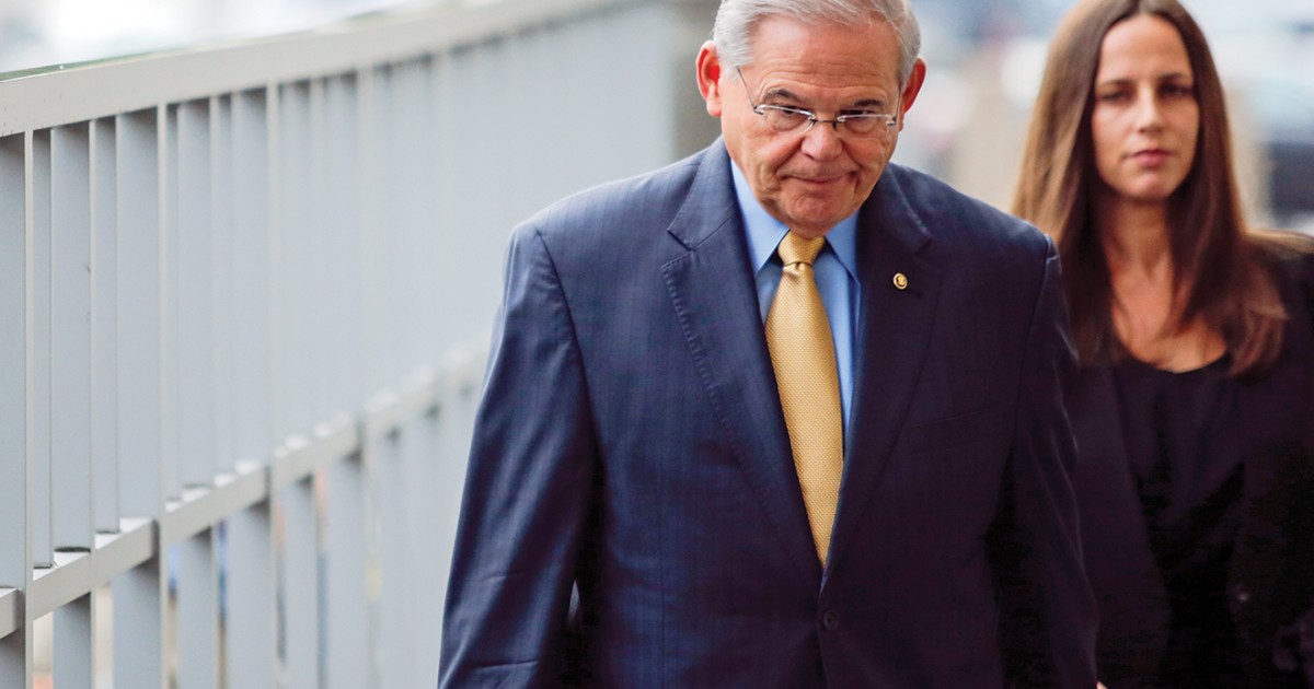 Menendez in the Dock