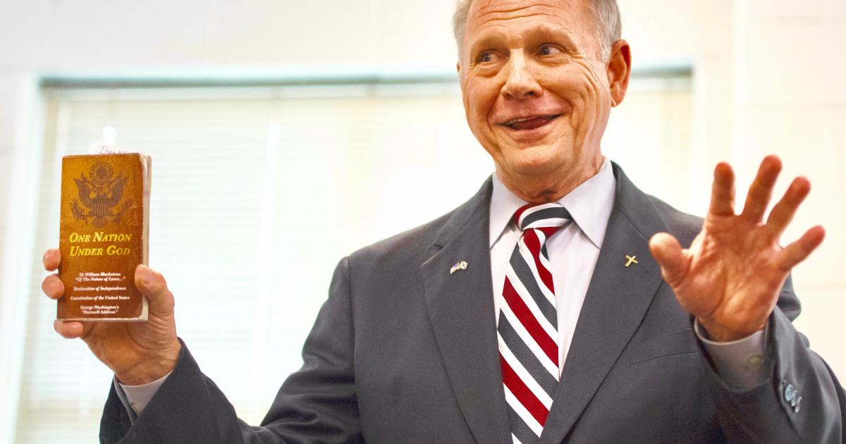 Roy Moore Is Constitutionally Illiterate