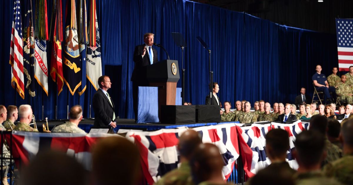 Trump: U.S. 'Must Seek an Honorable and Enduring Outcome' in Afghanistan