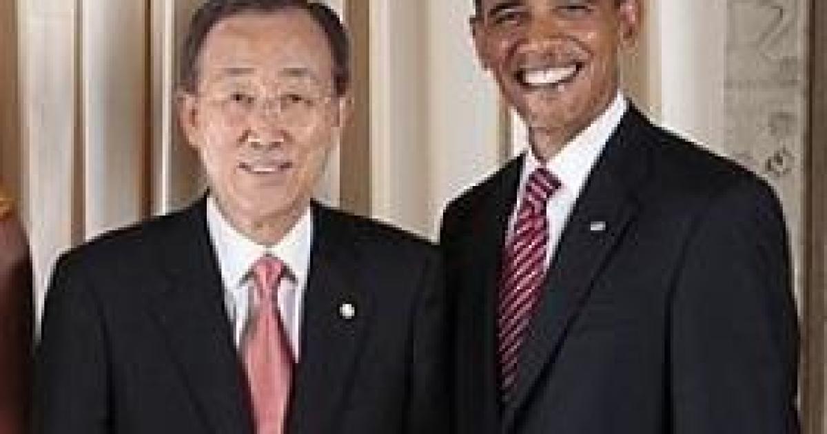 UN Secretary General Expresses Support for Obama's Nuke Plan
