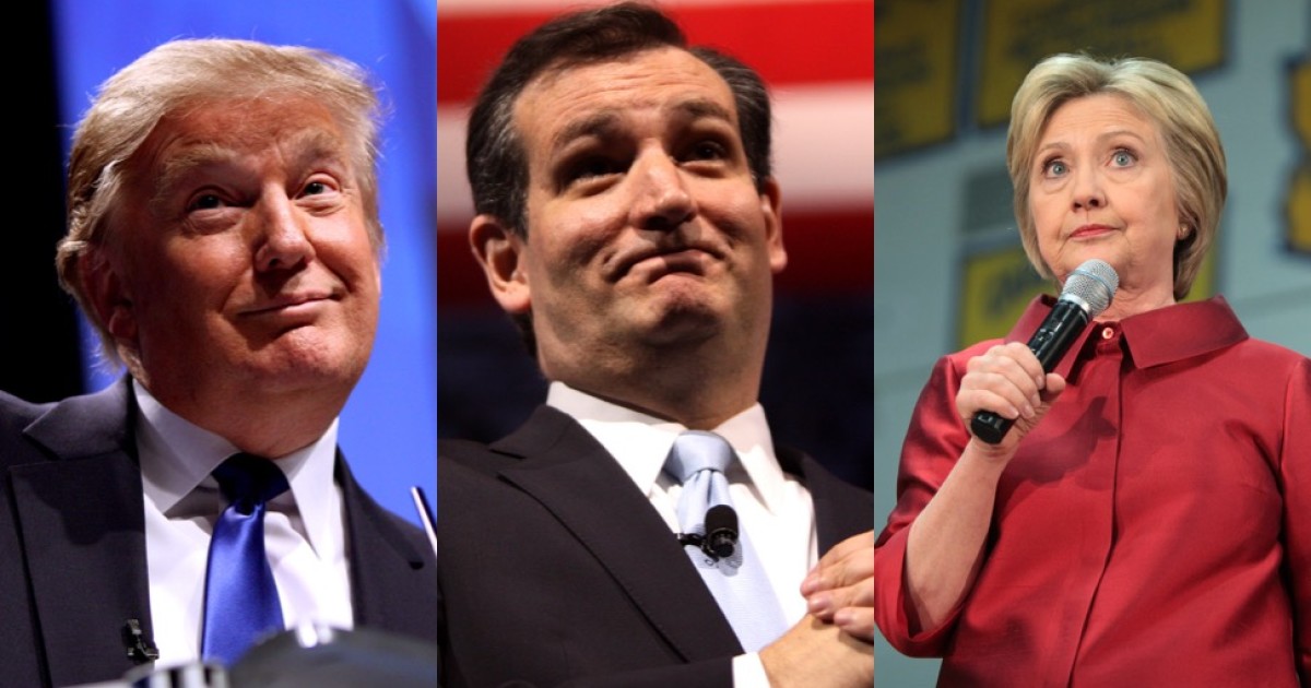 With Trump, Cruz, Clinton Underwater, Something's Got to Give