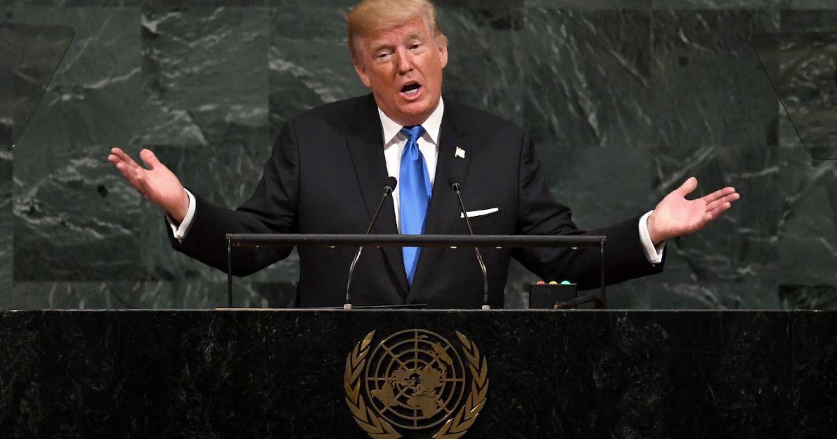 Trump Gives a Hodge-Podge of a Speech at the U.N.