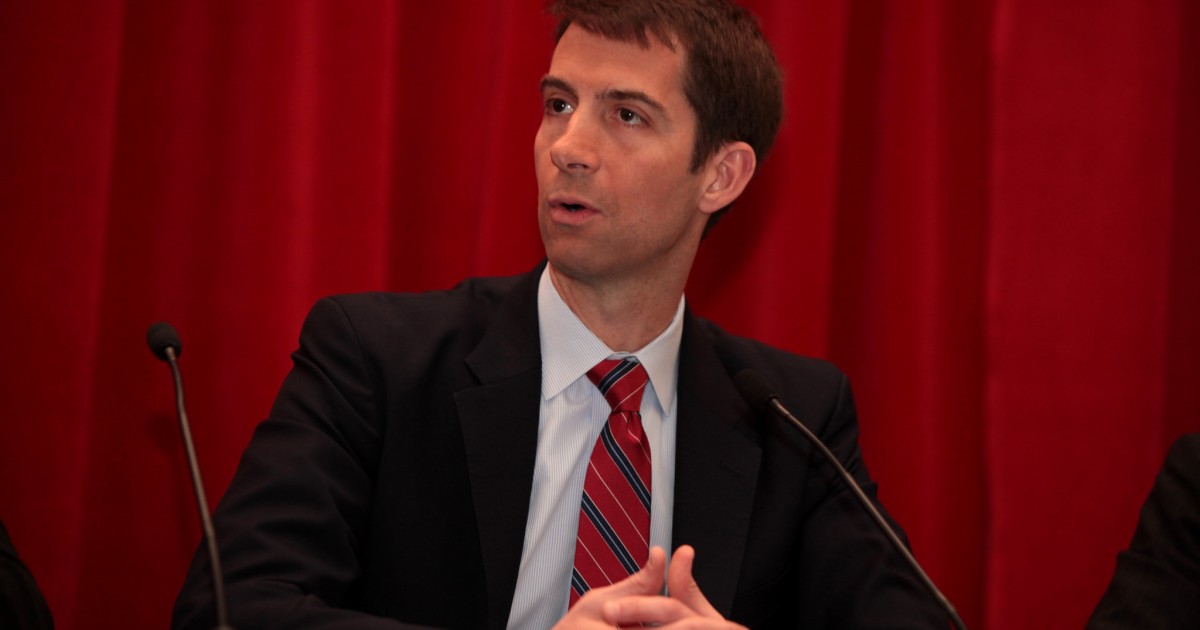 Cotton Puts His Foot Down on Iran Deal