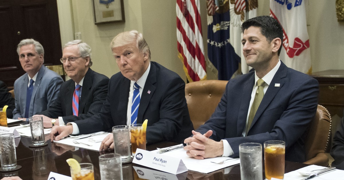 Trump/Ryan Health-Care Bill Still Struggling