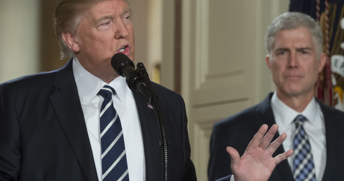 Gorsuch Nomination a Home Run for Trump