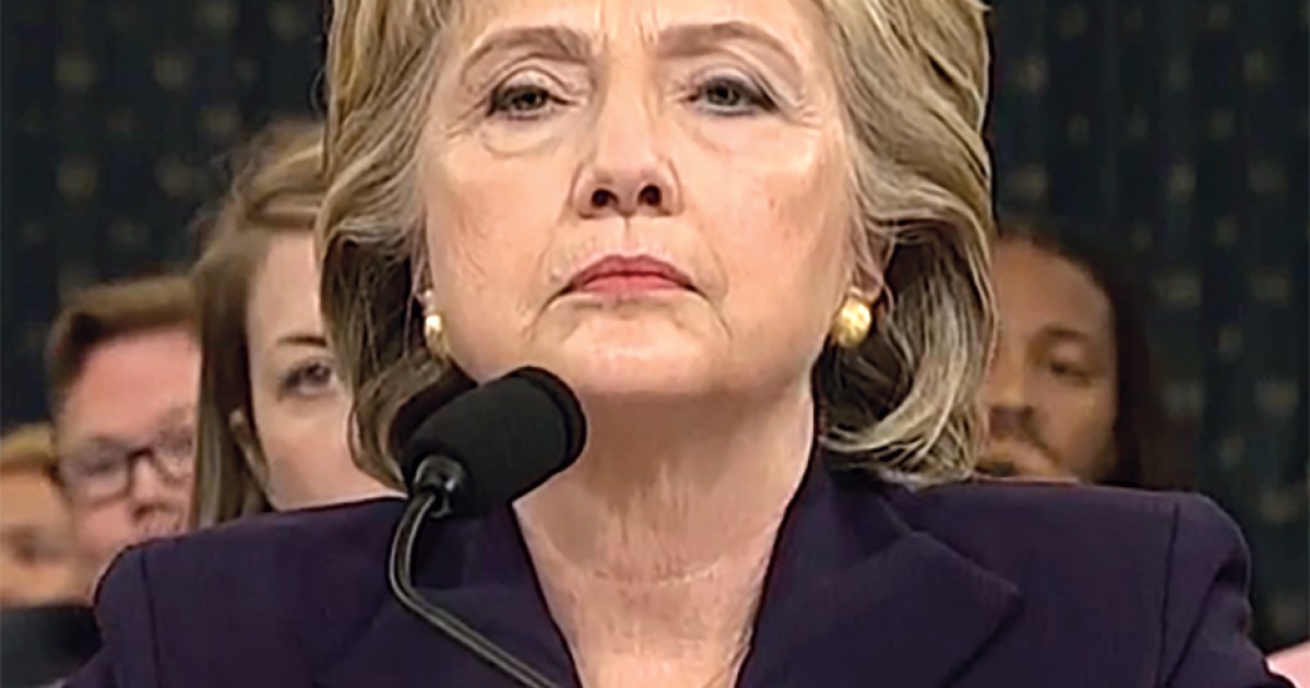 Comeuppance for Hillary