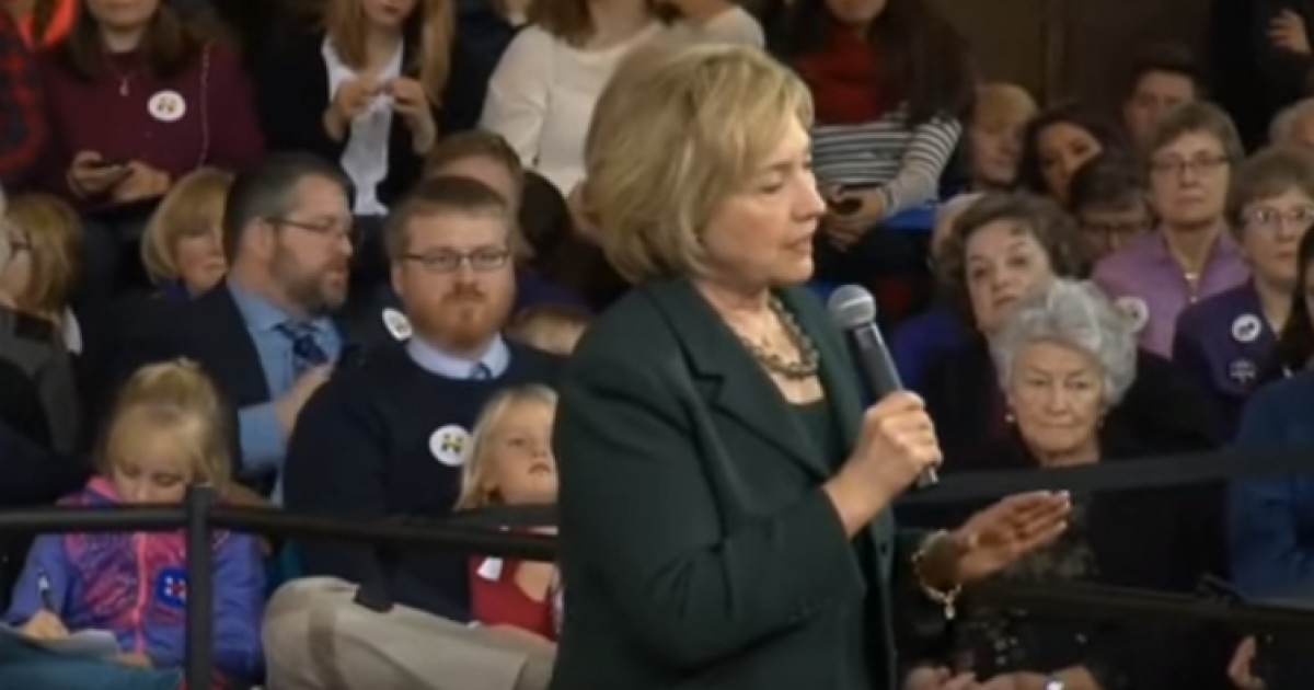 Hillary Takes 8 Minutes of Questions from the Press