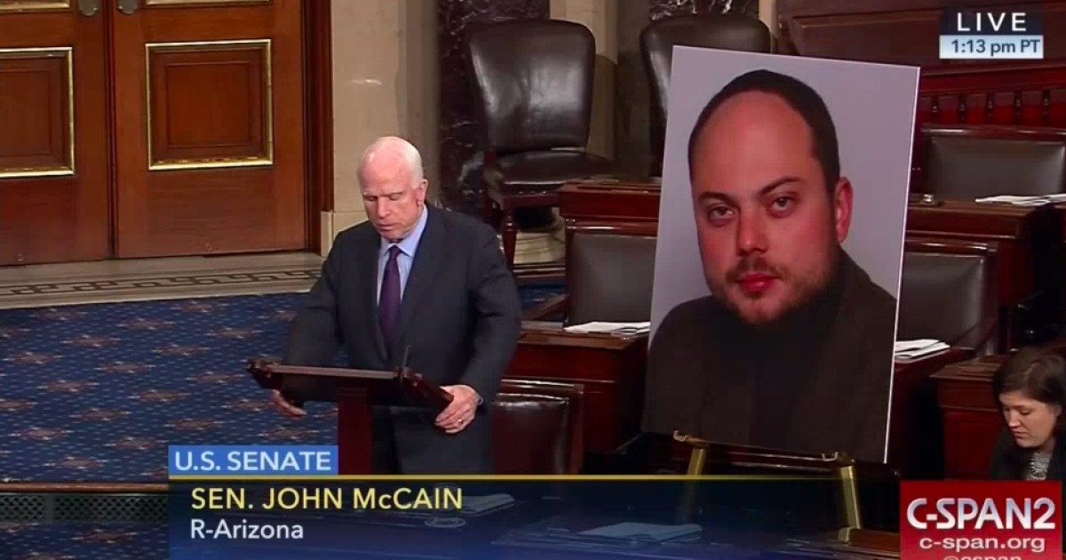 McCain Rips Idea of U.S.-Putin Equivalence