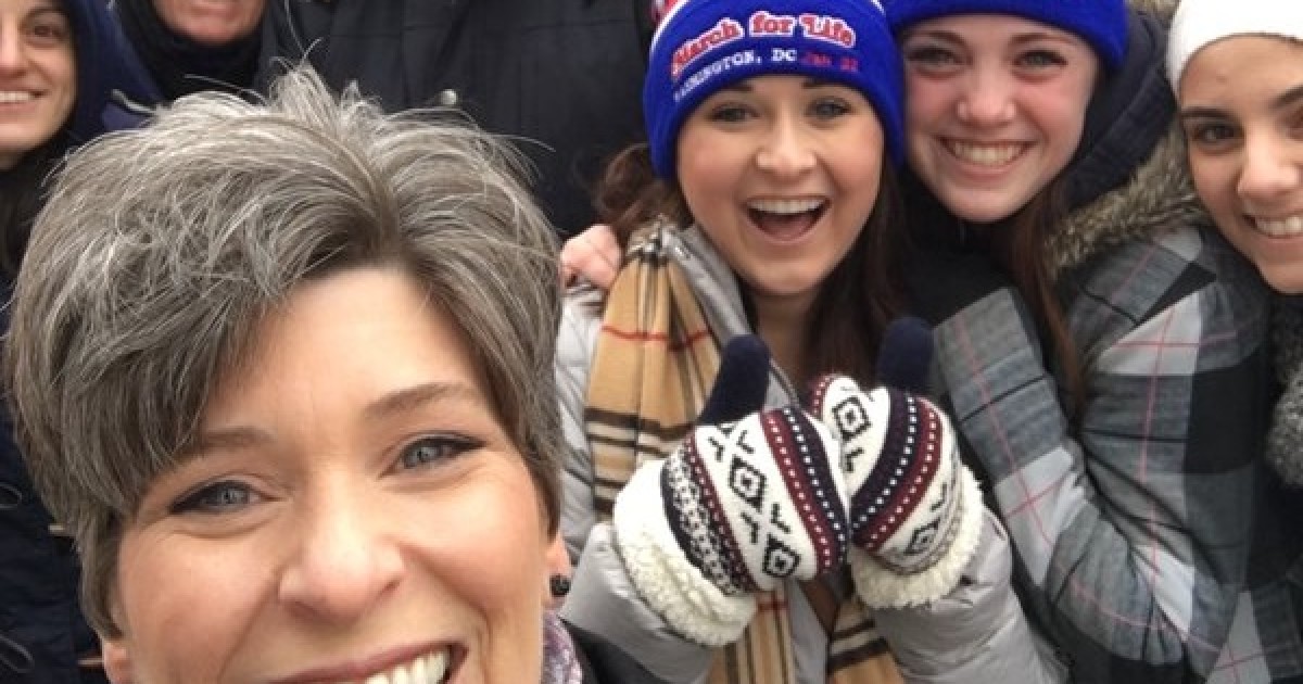 Why Joni Ernst Marches